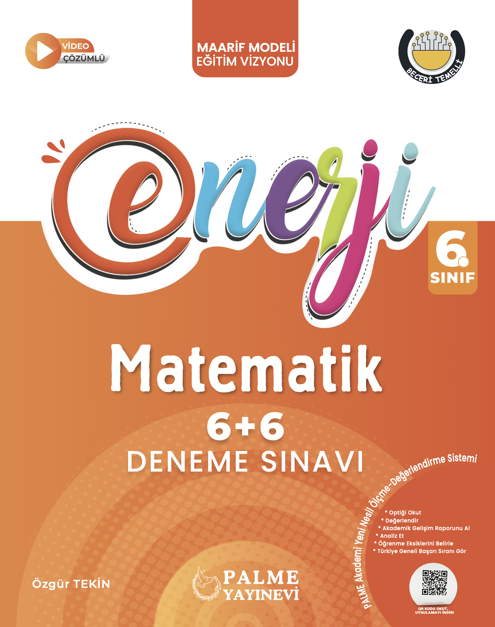 6. Sınıf Enerji Matematik 6+6 Deneme Sınavları kapak görseli